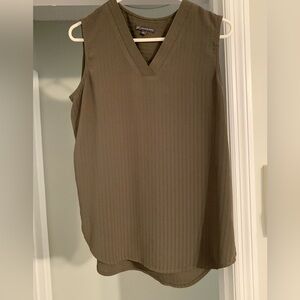 Olive green medium tank from Nordstrom Rack. Adrianna Papell